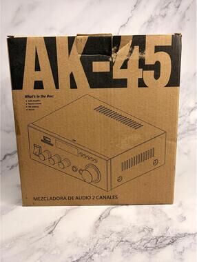 AK-45 Stereo Audio Amplifier Bluetooth USB SD FM Receiver w/ Remote New